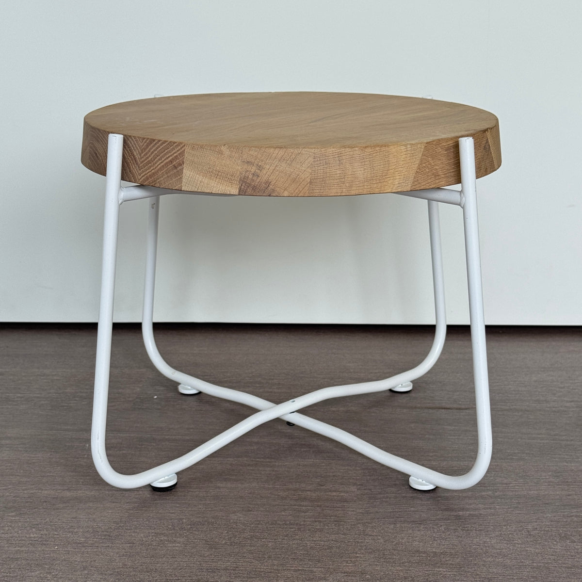 SAMPLE | Bijzettafel | Wit/Eiken