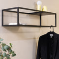 STRATO 80 Wandgarderobe - Schwarz