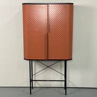 MUSTER | Geschirrschrank | Orange/Schwarz