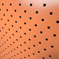 MUSTER | Geschirrschrank | Orange/Schwarz