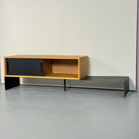 MUSTER | TV-Schrank | Schwarz/Eiche