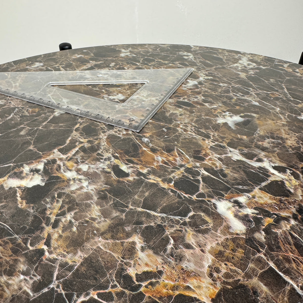 SAMPLE | Bijzettafels set van 2 | Zwart/Marmer deco