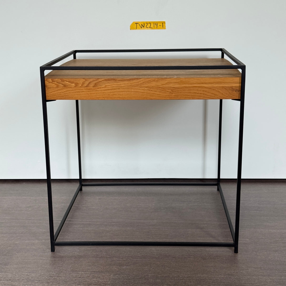 SAMPLE | Bijzettafel | Zwart/Eiken TW2214-1