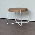 SAMPLE | Bijzettafel | Wit/Eiken