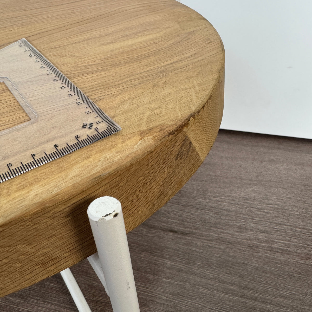 SAMPLE | Bijzettafel | Wit/Eiken