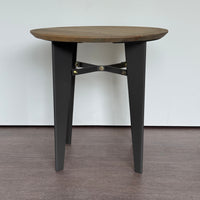 MUSTER | Beistelltisch | Grau/Eiche