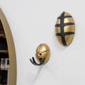 TICK Wandgarderobe - Gold / Schwarz